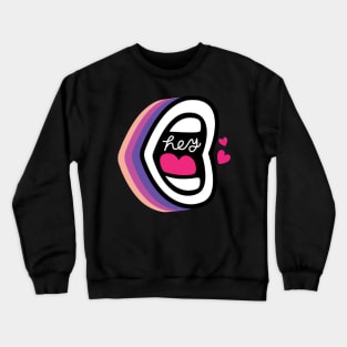 lip Crewneck Sweatshirt